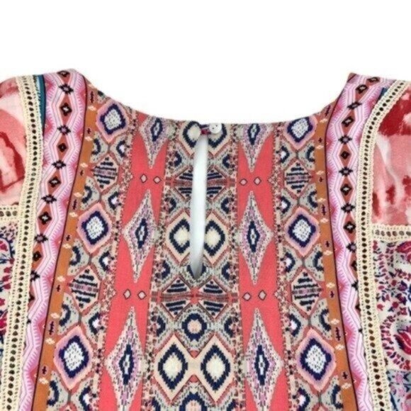 Sundance Boho Festival Tie Dye Mini Dress Wild Provence - Picture 6 of 7